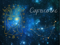 Plaque Astrale Capricorne Aluminium 20x15 cm – Or Solaire / Argent Céleste