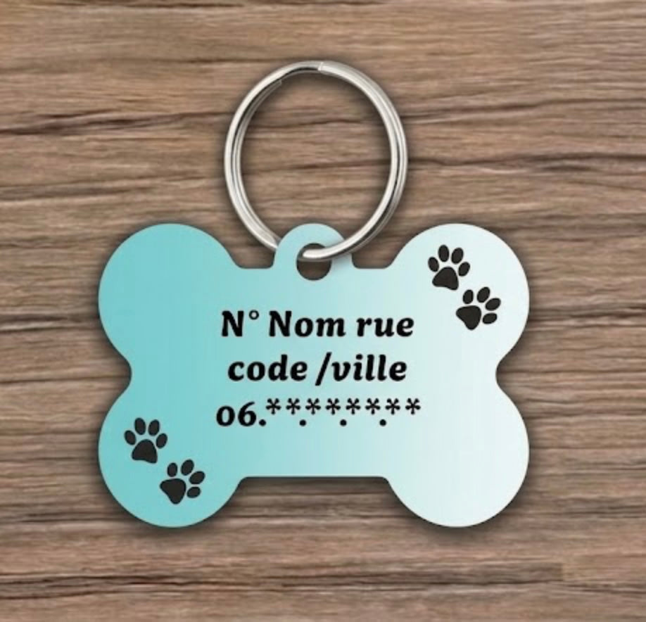 médaillon patte de chien