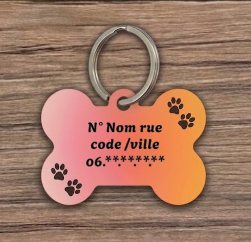 médaillon patte de chien